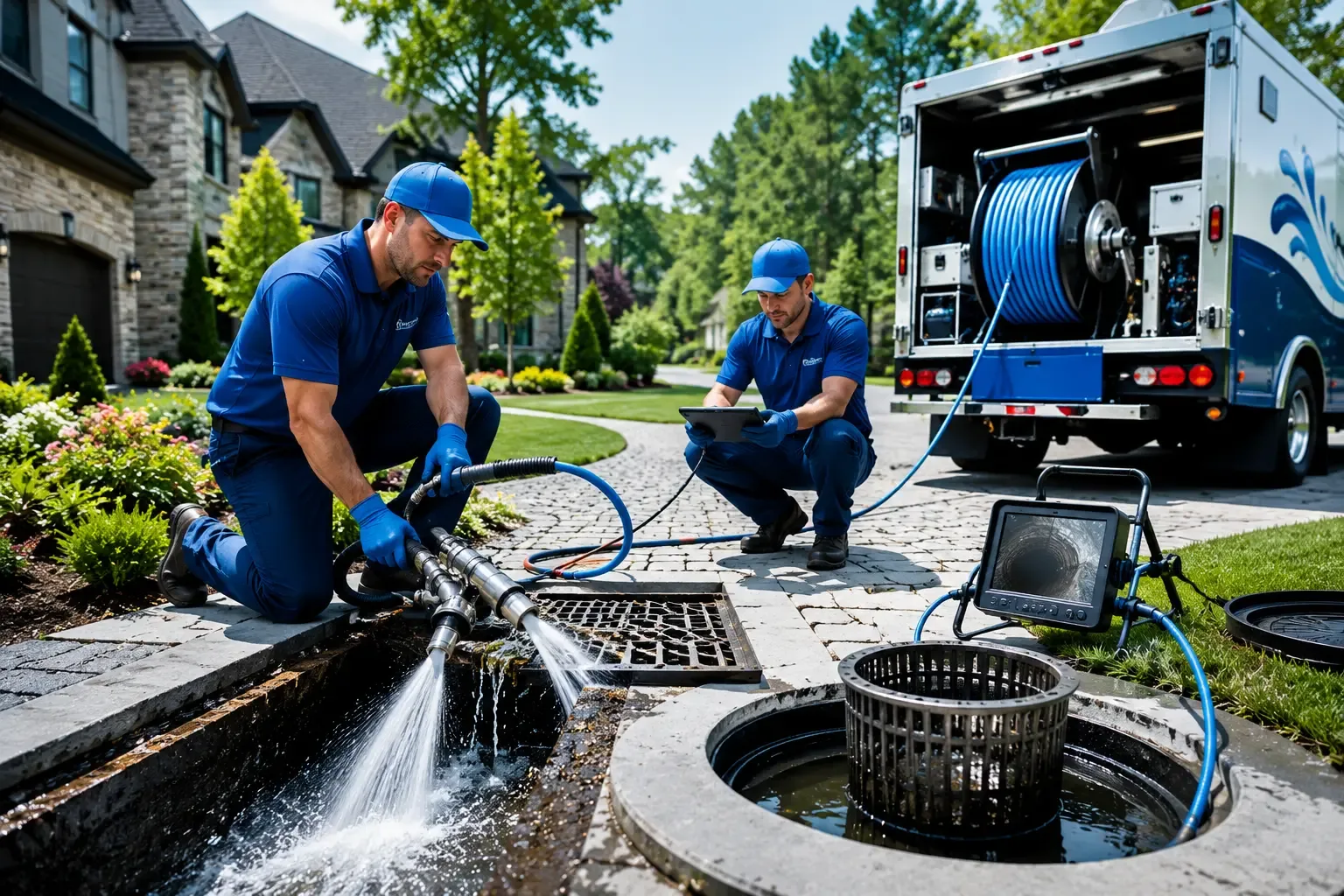 Local outdoor drain cleaning professionals in Hinckley, IL