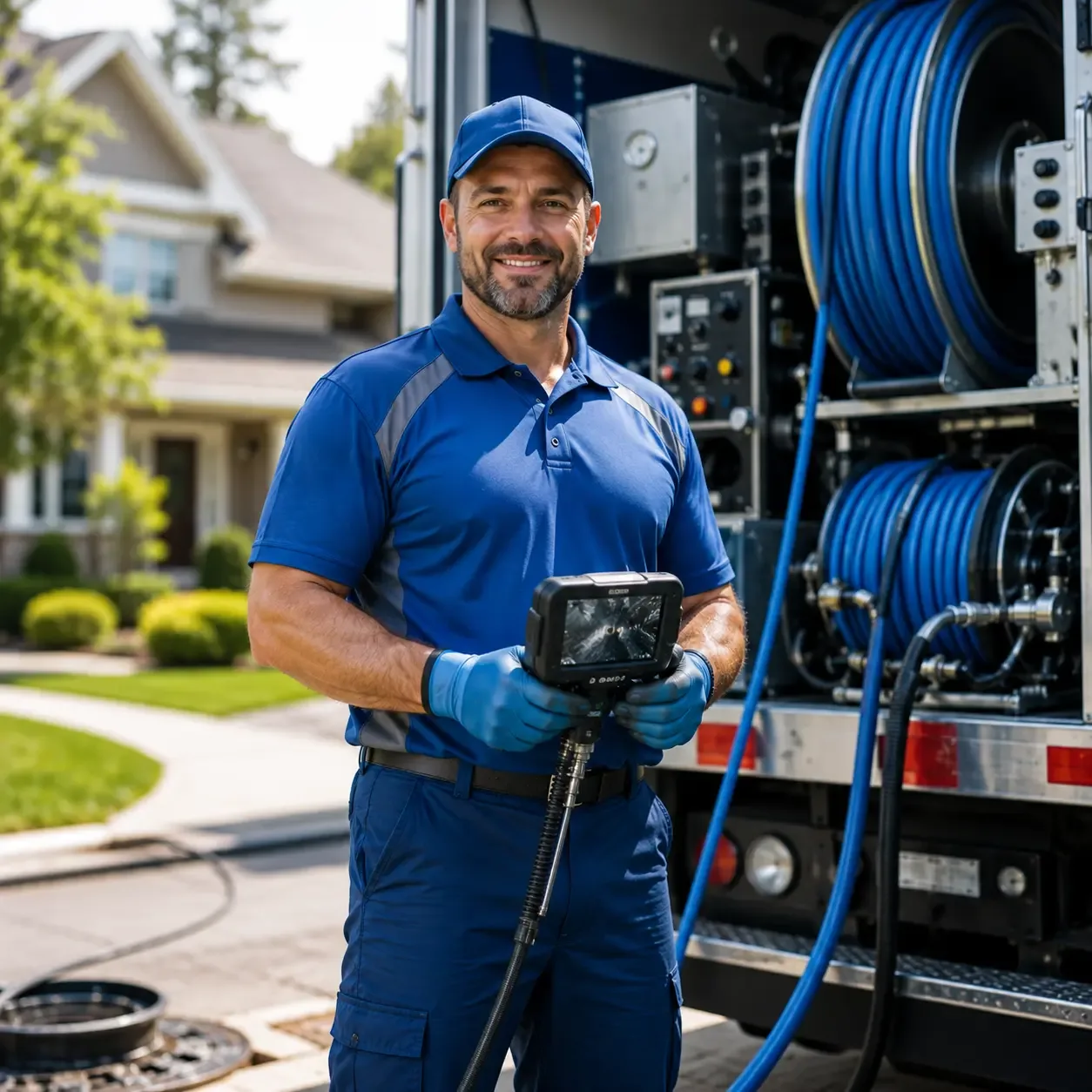 Local outdoor drain cleaning specialists in Hinckley, IL